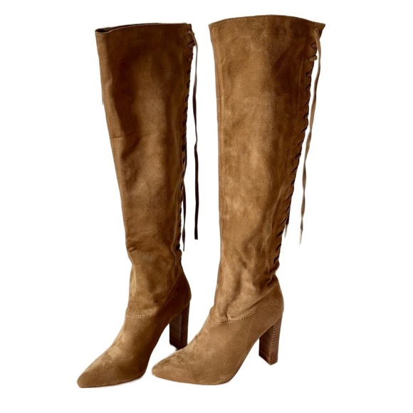 Billini Kimba Latte Suede Boot Beige Size 5 - Picture 1 of 6